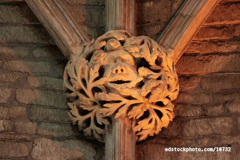 Roof Boss: Green Man