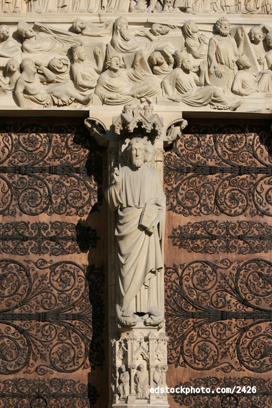 Last Judgment Portal: Christ Teaching