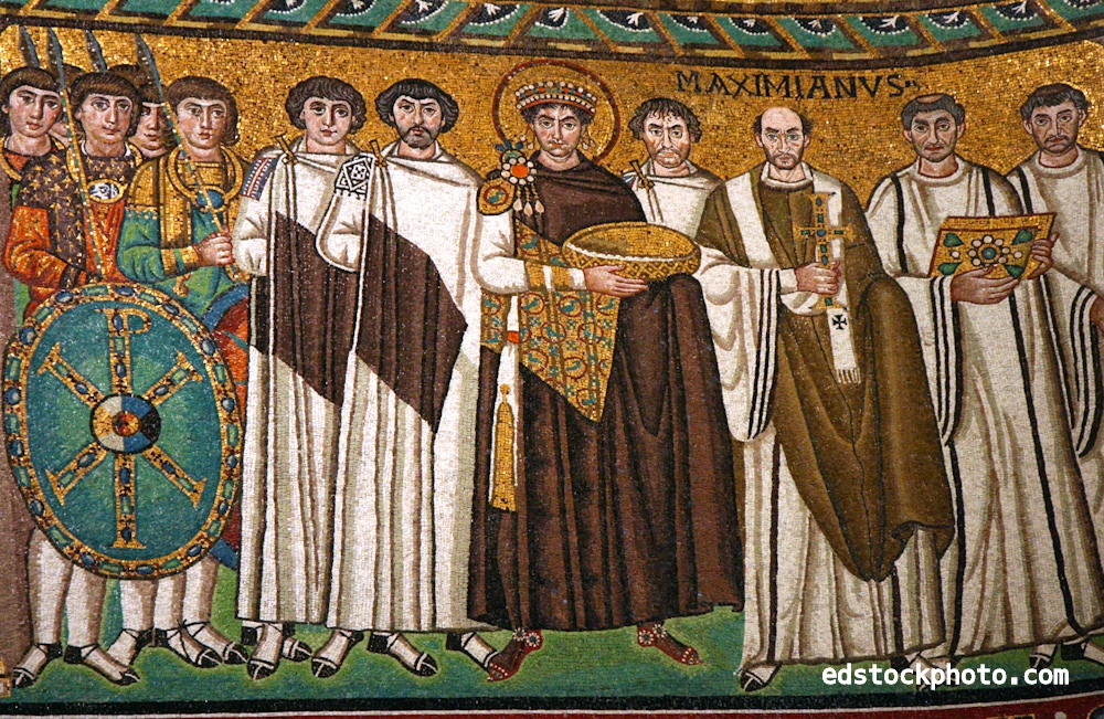 Emperor Justinian and Entourage (c.547 AD)