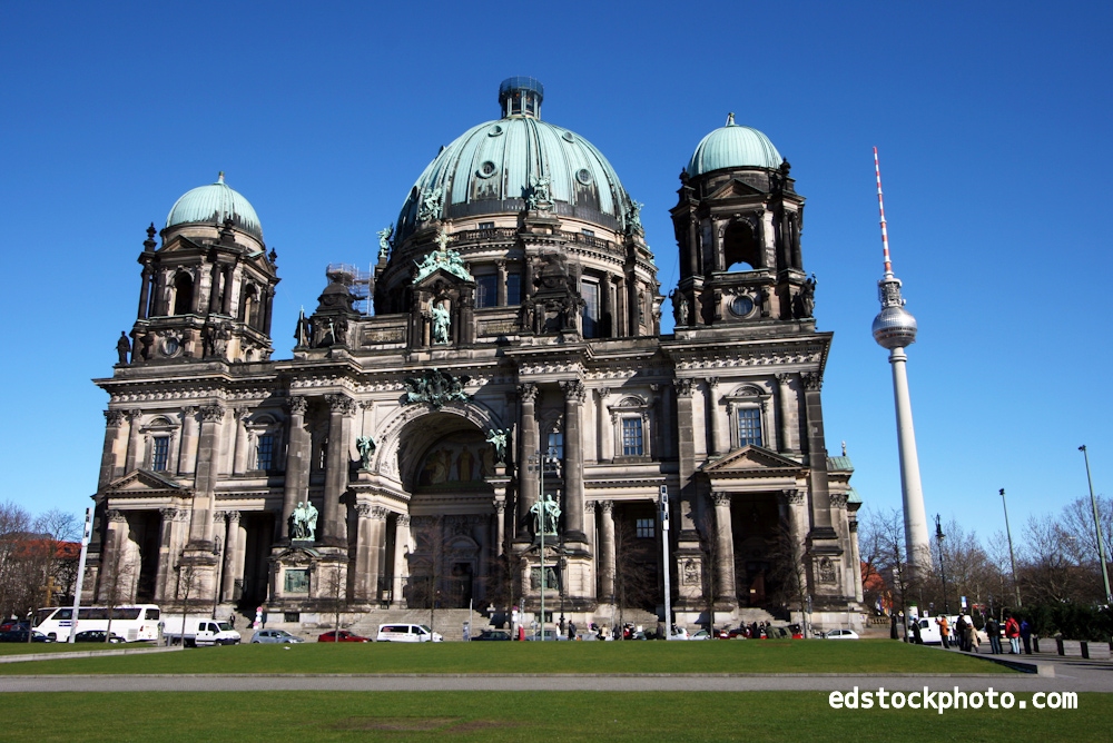 Berliner Dom with Fernsehturm
