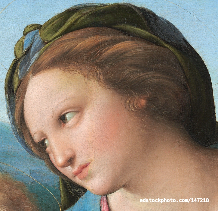 Alba Madonna (detail)