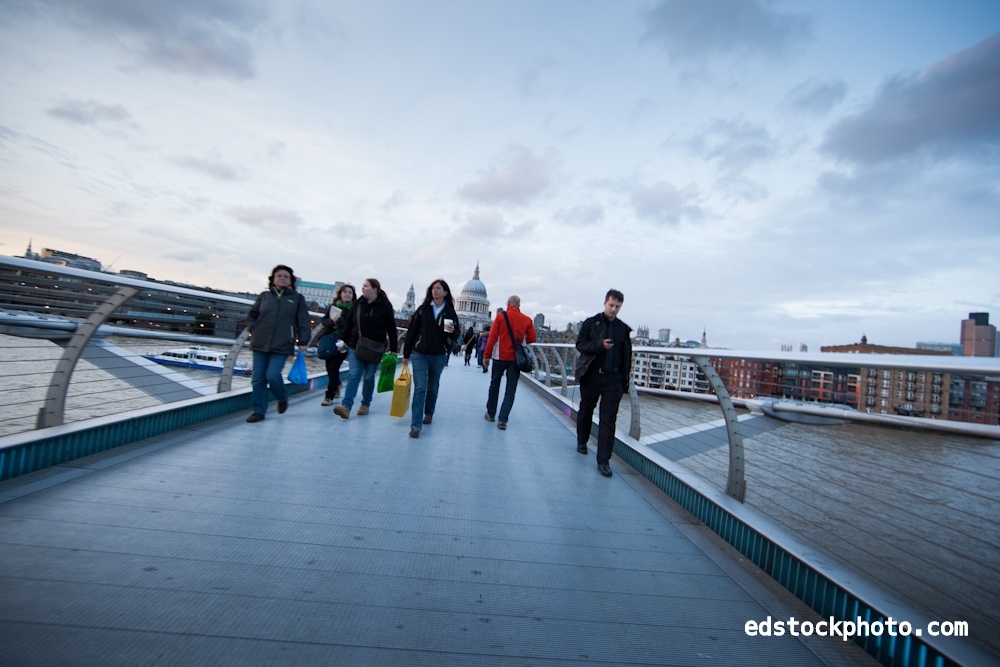 Millennium Bridge at Dusk